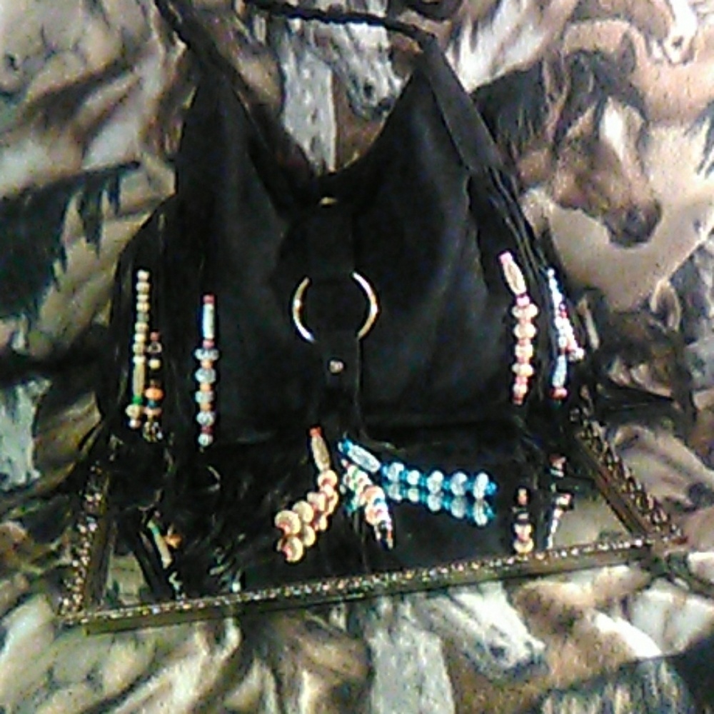 Black crossbody bag
